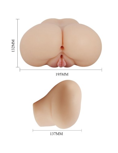 CRAZY BULL - REALISTIC VAGINA AND ANUS LUNA VIBRATOR