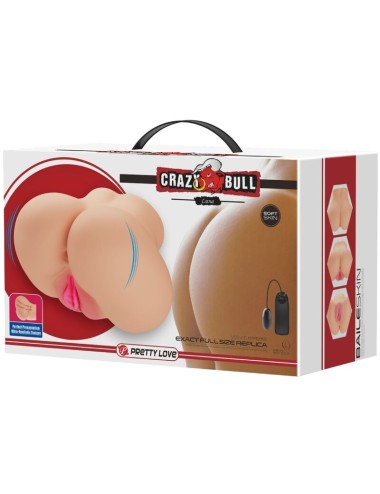 CRAZY BULL - REALISTIC VAGINA AND ANUS LUNA VIBRATOR