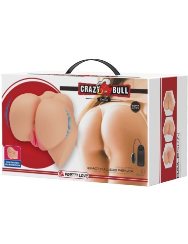 CRAZY BULL - REALISTIC VAGINA AND ANUS EMILIA VIBRATOR