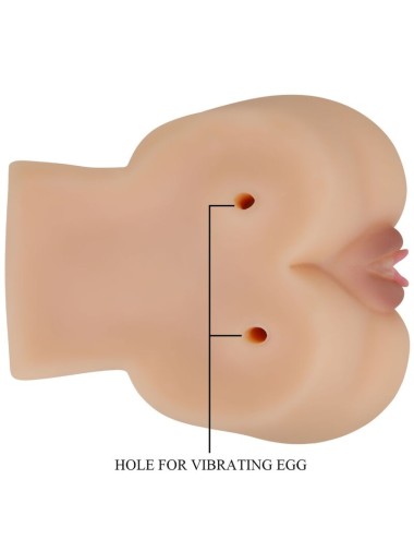 CRAZY BULL - REALISTIC VAGINA AND ANUS KYLIE VIBRATOR