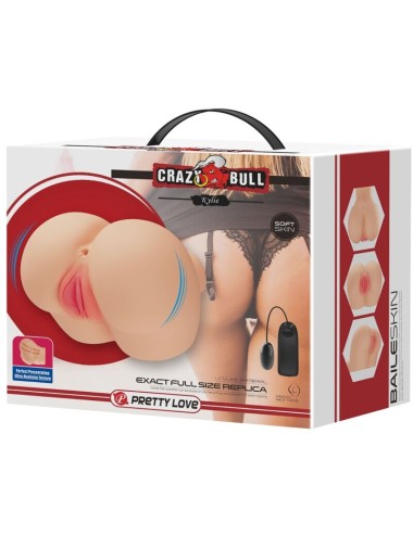 CRAZY BULL - REALISTIC VAGINA AND ANUS KYLIE VIBRATOR