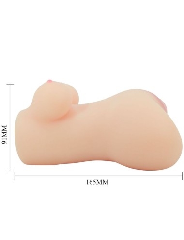 CRAZY BULL - REALISTIC VAGINA AND ANUS HANNAH VIBRATOR
