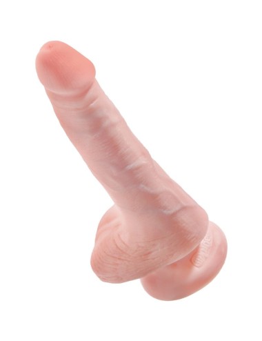 KING COCK - REALISTIC PENIS WITH BALLS 13.5 CM LIGHT