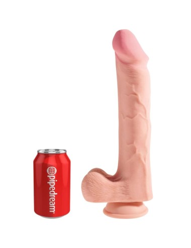 KING COCK - REALISTIC PENIS WITH BALLS 3D 24.8 CM LIGHT