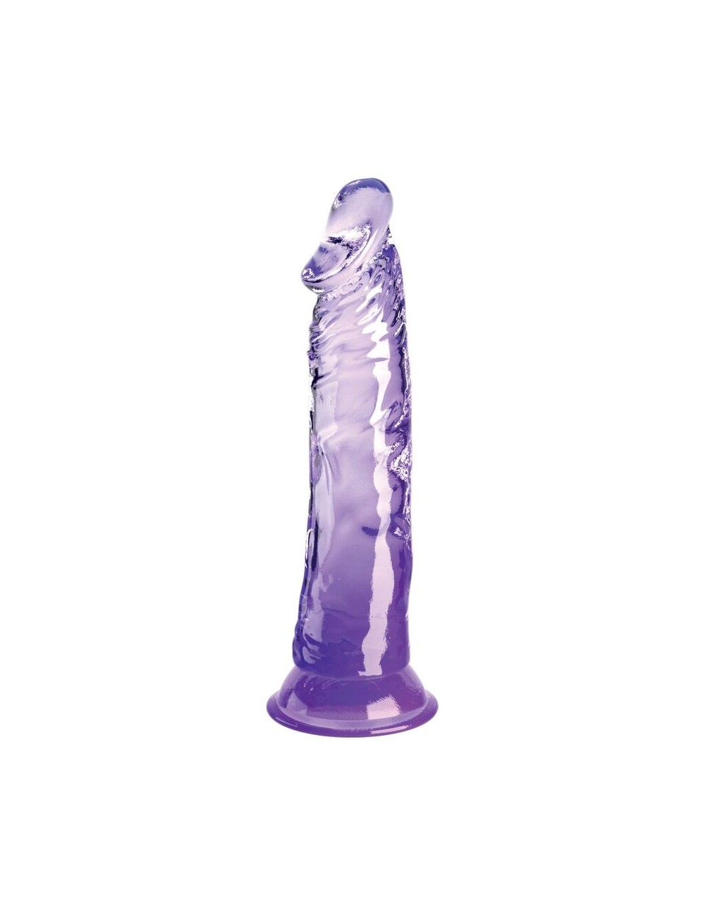 KING COCK - CLEAR REALISTIC PENIS 19.7 CM PURPLE KING COCK - CLEAR REALISTIC PENIS 19.7 CM PURPLE