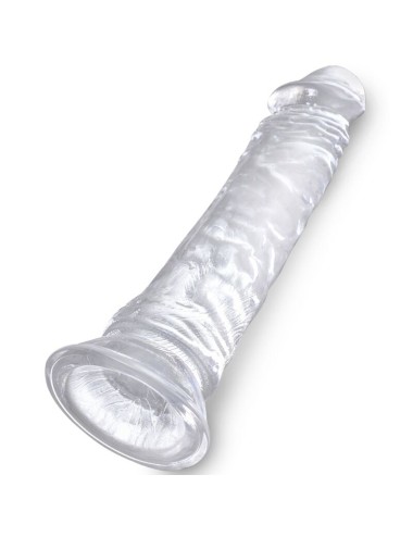 KING COCK - CLEAR REALISTIC PENIS 19.7 CM TRANSPARENT