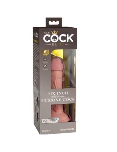 KING COCK - ELITE REALISTIC SILICONE DILDO 15.2 CM