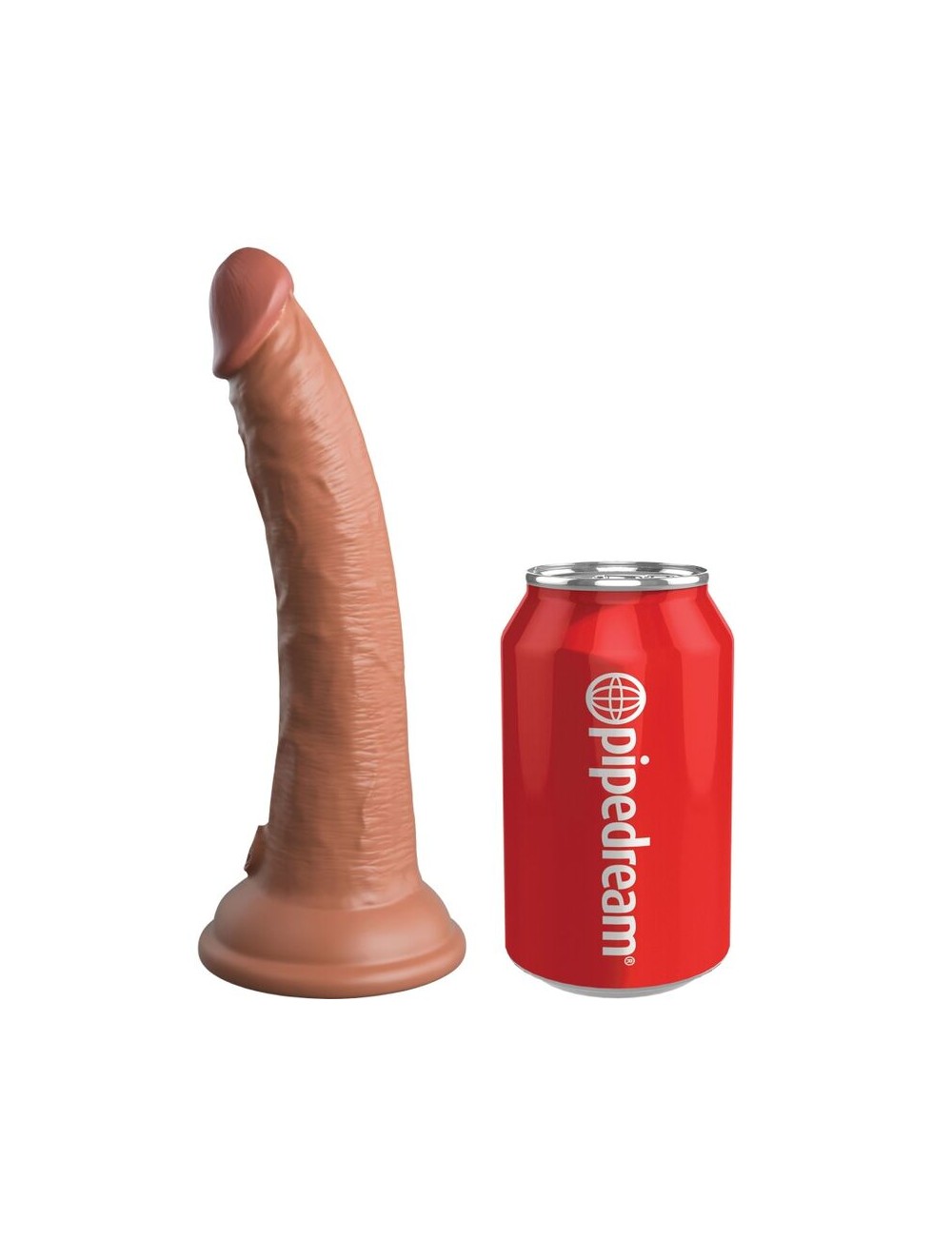 KING COCK - ELITE REALISTIC SILICONE DILDO 17.8 CM CARAMEL KING COCK - ELITE REALISTIC SILICONE DILDO 17.8 CM CARAMEL