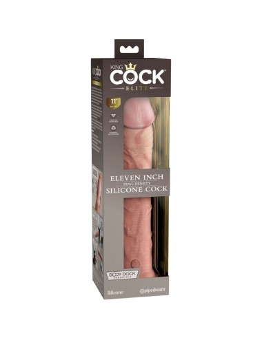 KING COCK - ELITE REALISTIC SILICONE DILDO 28 CM