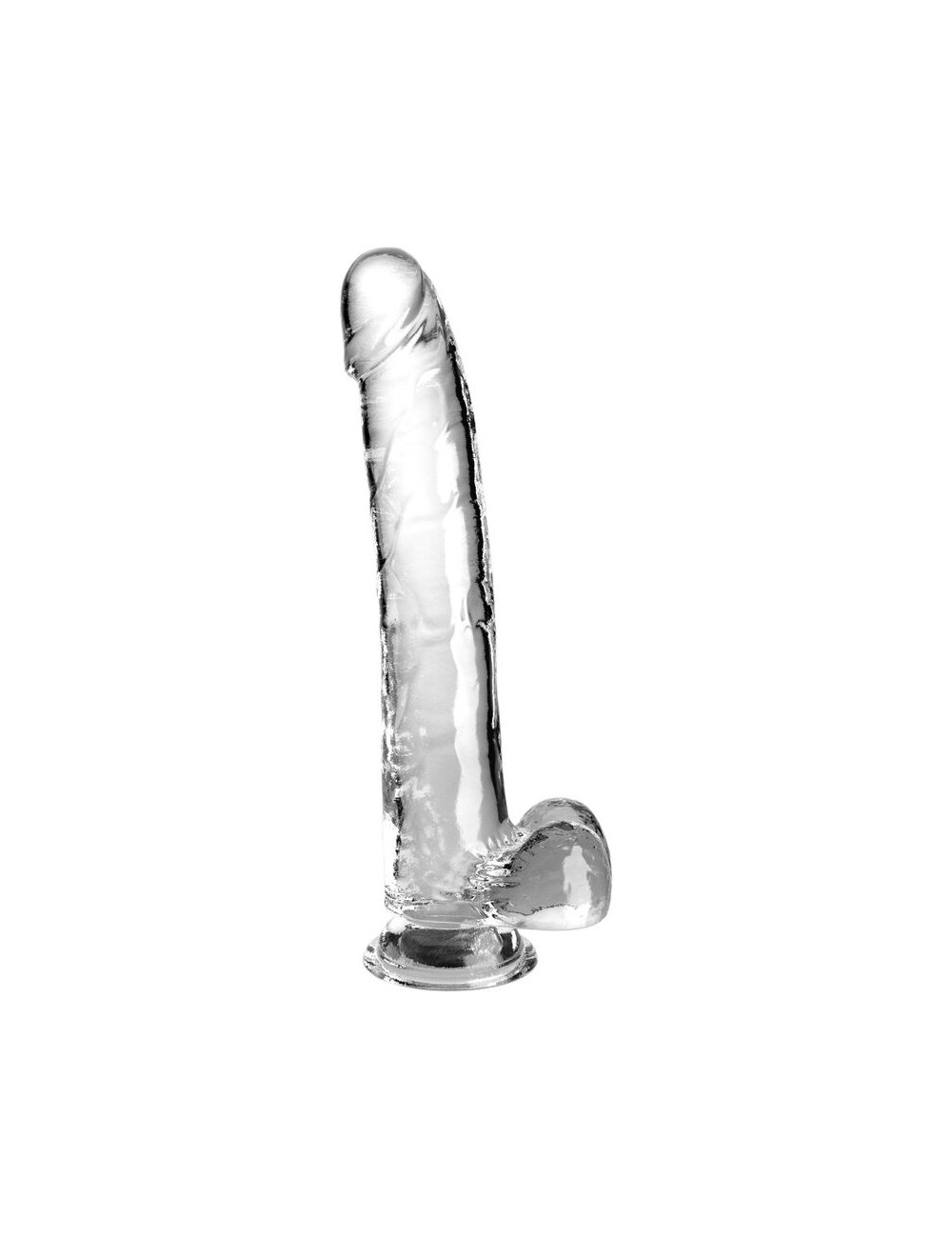 KING COCK - CLEAR DILDO WITH TESTICLES 24.8 CM TRANSPARENT KING COCK - CLEAR DILDO WITH TESTICLES 24.8 CM TRANSPARENT