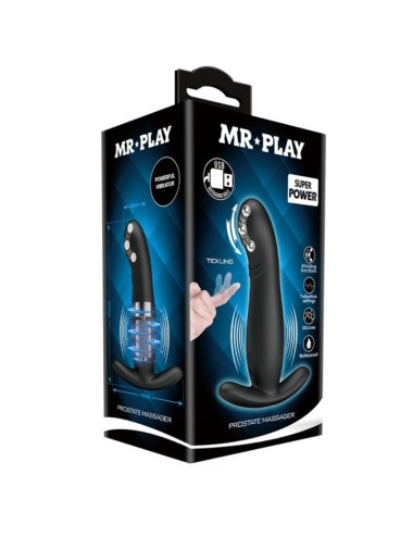 MR PLAY - RECHARGEABLE BLACK PROSTATE MASSAGER