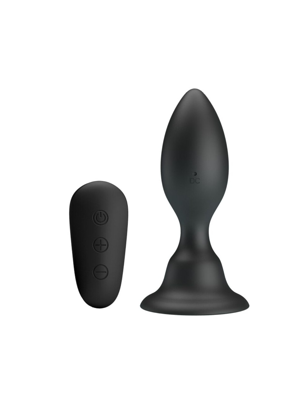 MR PLAY - ANAL PLUG WITH VIBRATION BLACK REMOTE CONTROL MR PLAY - ANAL PLUG WITH VIBRATION BLACK REMOTE CONTROL