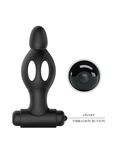 MR PLAY - SILICONE ANAL PLUG WITH VIBRATION