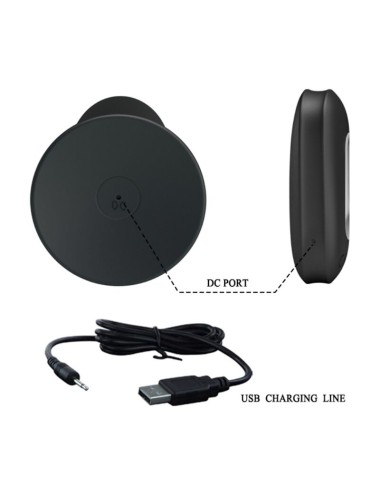 MR PLAY - ANAL PLUG WITH VIBRATION BLACK REMOTE CONTROL