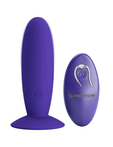 PRETTY LOVE - YOUTH PLUG ANAL VIBRATOR REMOTE CONTROL VIOLET