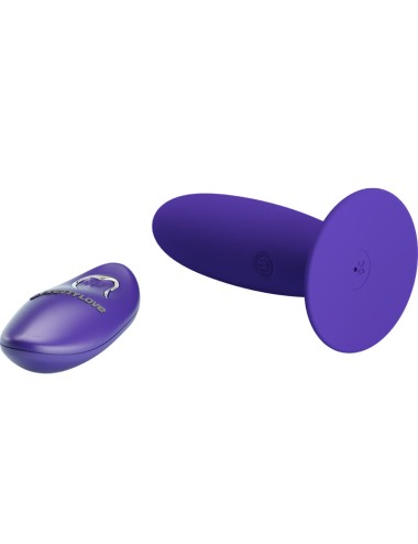 PRETTY LOVE - YOUTH PLUG ANAL VIBRATOR REMOTE CONTROL VIOLET