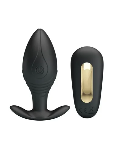 PRETTY LOVE - REGINA ANAL PLUG RECHARGEABLE VIBRATOR BLACK