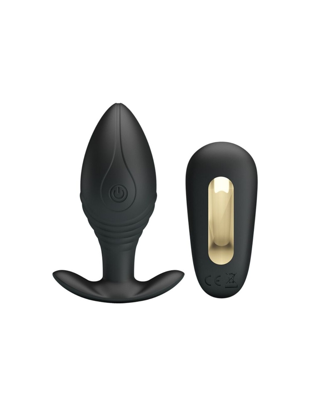 PRETTY LOVE - REGINA ANAL PLUG RECHARGEABLE VIBRATOR BLACK