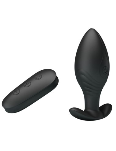 PRETTY LOVE - REGINA ANAL PLUG RECHARGEABLE VIBRATOR BLACK