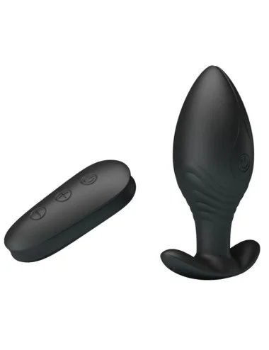 PRETTY LOVE - REGINA ANAL PLUG RECHARGEABLE VIBRATOR BLACK