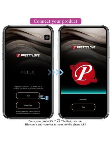 PRETTY LOVE - JEFFERSON APP CONTROLLED ANAL PLUG BLACK
