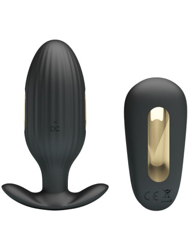 PRETTY LOVE - KELLY PLUG ANAL RECHARGEABLE VIBRATOR BLACK