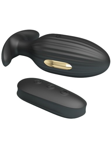 PRETTY LOVE - KELLY PLUG ANAL RECHARGEABLE VIBRATOR BLACK