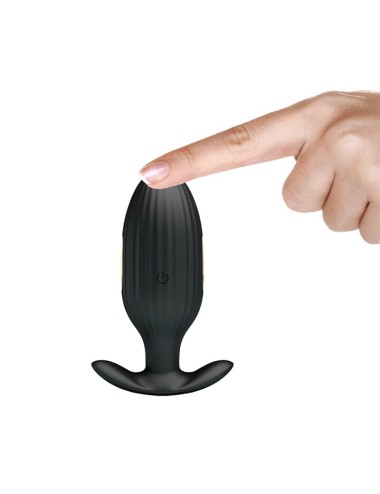 PRETTY LOVE - KELLY PLUG ANAL RECHARGEABLE VIBRATOR BLACK
