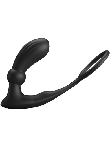 PRETTY LOVE - WARREN BLACK ANAL RING & VIBRATOR