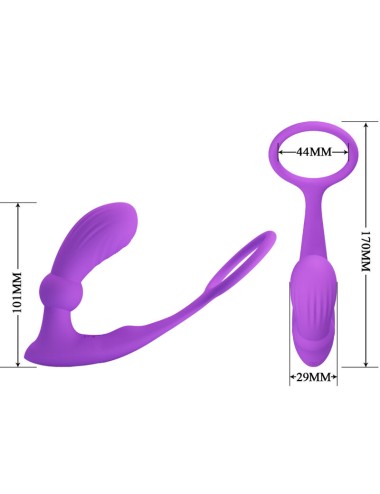 PRETTY LOVE - WARREN VIOLET ANAL RING & VIBRATOR