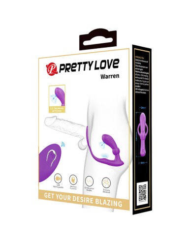 PRETTY LOVE - WARREN VIOLET ANAL RING & VIBRATOR