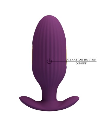PRETTY LOVE - JEFFERSON APP CONTROLLED ANAL PLUG PURPLE