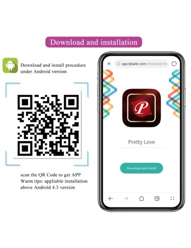 PRETTY LOVE - JEFFERSON APP CONTROLLED ANAL PLUG PURPLE
