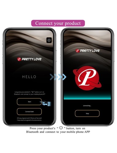 PRETTY LOVE - JEFFERSON APP CONTROLLED ANAL PLUG PURPLE