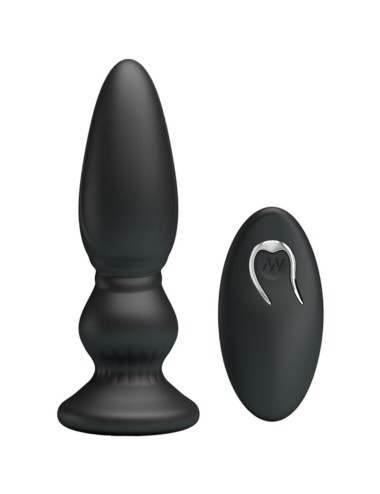 MR PLAY - POWERFUL VIBRATOR REMOTE CONTROL ANAL PLUG BLACK