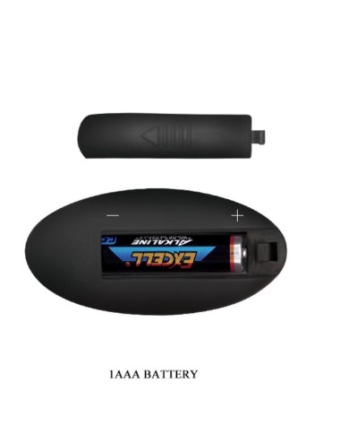 MR PLAY - POWERFUL VIBRATOR REMOTE CONTROL ANAL PLUG BLACK
