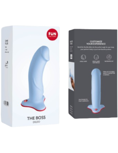 FUN FACTORY - THE BOSS REALISTIC DILDO DOVE BLUE