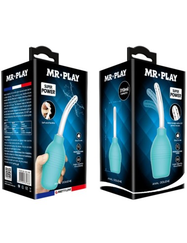 MR PLAY - ANAL PEAR BLUE RUBBER SHOWER