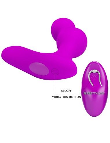 PRETTY LOVE - TERRANCE ANAL VIBRATOR MASSAGER WITH REMOTE CONTROL