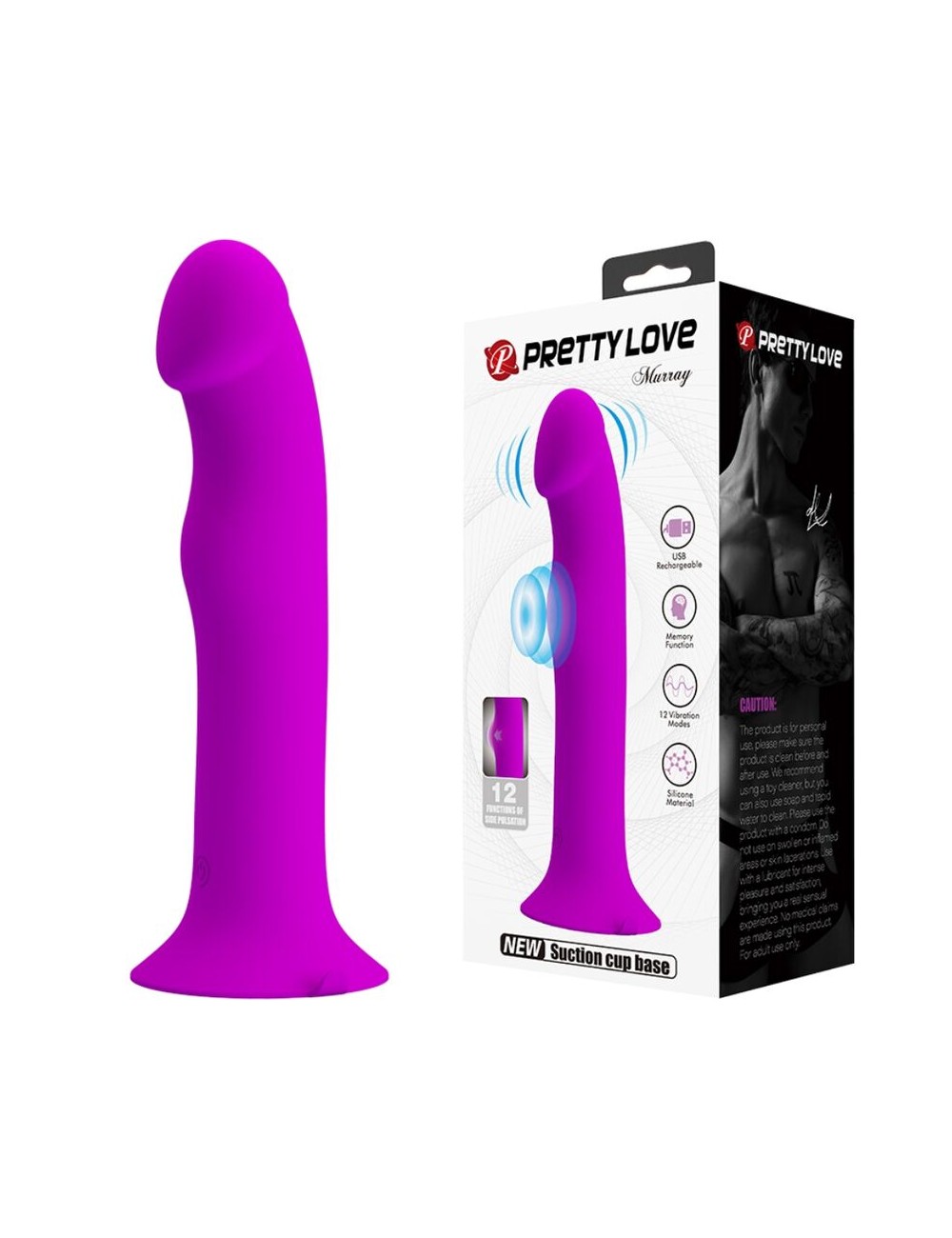 PRETTY LOVE - MURRAY VIBRATOR AND G-POINT STIMULATOR PURPLE PRETTY LOVE - MURRAY VIBRATOR AND G-POINT STIMULATOR PURPLE