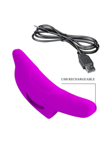 PRETTY LOVE - DELPHINI POWERFUL PURPLE FINGER STIMULATOR