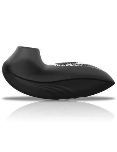 BLACK&SILVER - DRAKE DELUXE SUCKING VIBE RECHARGEABLE SILICONE BLACK