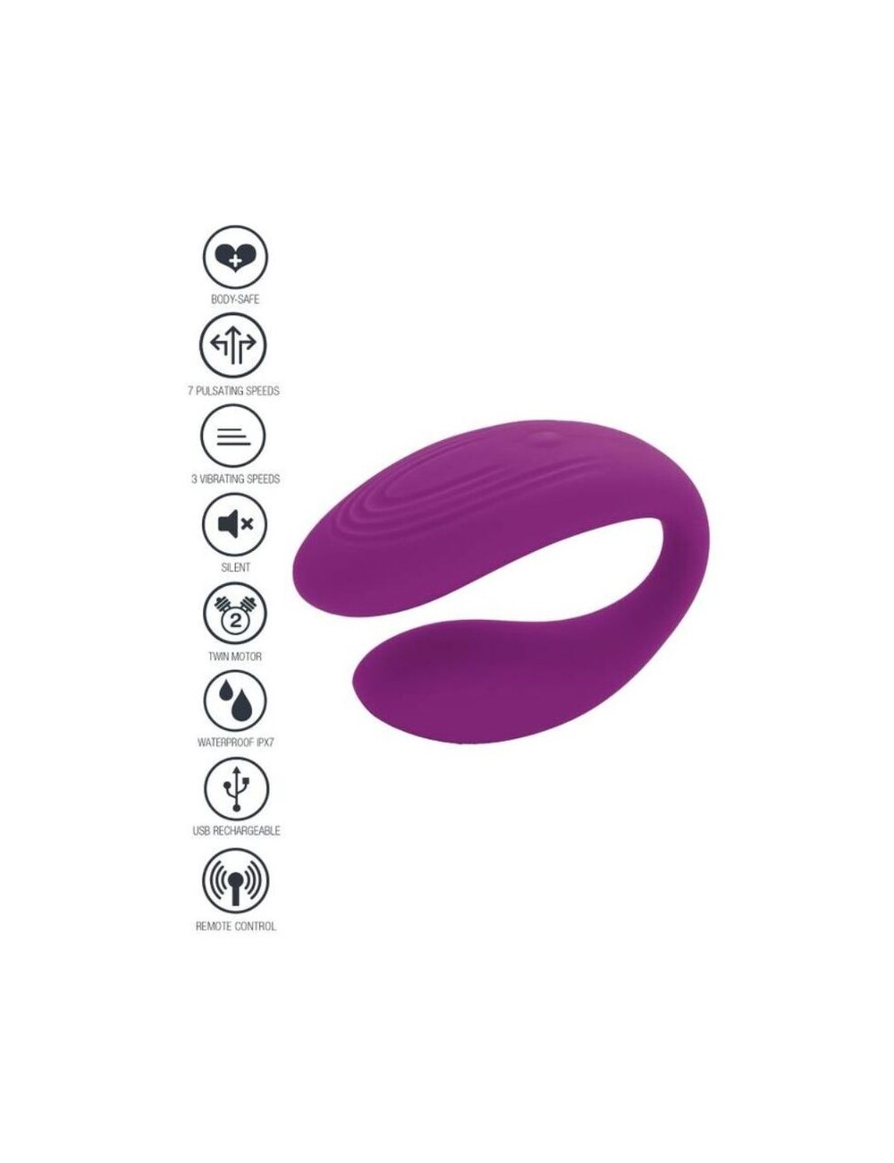 XOCOON - BOUND LOVE COUPLES VIBRATOR PURPLE XOCOON - BOUND LOVE COUPLES VIBRATOR PURPLE