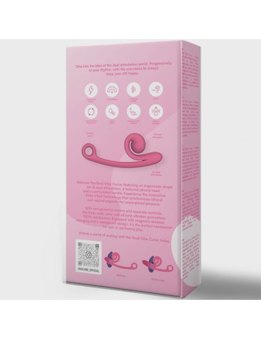 SNAIL VIBE - CURVE VIBRATOR PINK