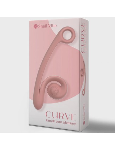 SNAIL VIBE - CURVE VIBRATOR PEACH
