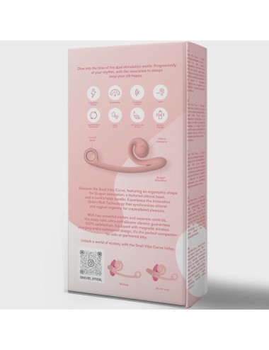 SNAIL VIBE - CURVE VIBRATOR PEACH