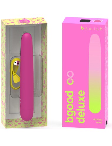 B SWISH - BGOOD INFINITE DELUXE RECHARGEABLE VIBRATOR PINK SILICONE