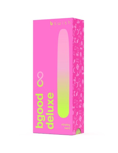 B SWISH - BGOOD INFINITE DELUXE RECHARGEABLE VIBRATOR PINK SILICONE