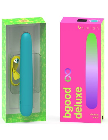 B SWISH - BGOOD INFINITE DELUXE RECHARGEABLE VIBRATOR BLUE SILICONE