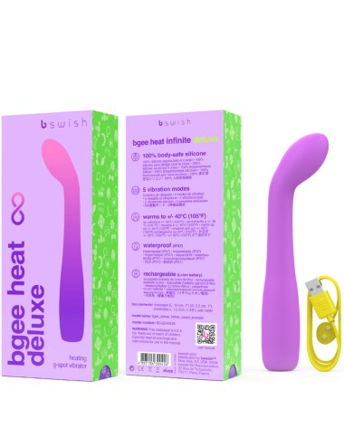 B SWISH - BGEE HEAT INFINITE DELUXE RECHARGEABLE VIBRATOR LAVENDER SILICONE